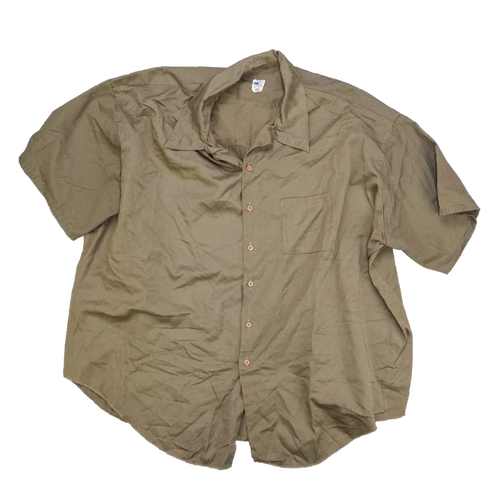 US Made Khaki Short Sleeve Shirt - 5XLarge, Item 3 - Army & Outdoors - Field Shirts