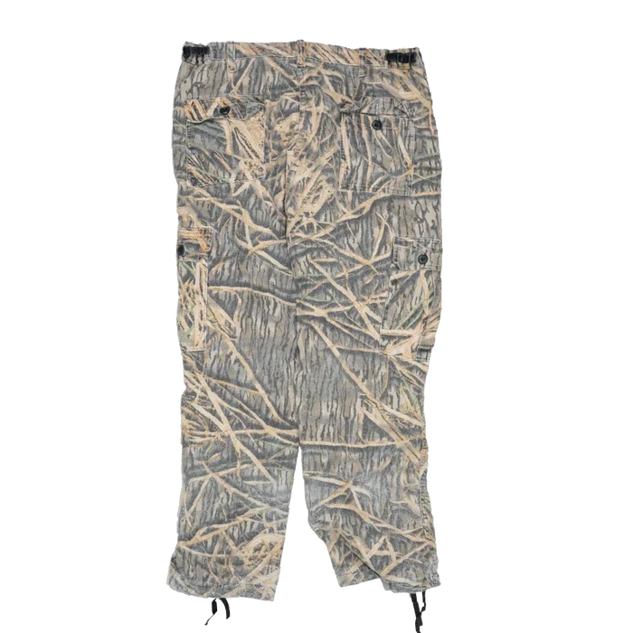 US Made Mossy Oak Grass Camo Field Trousers - Large - Army & Outdoors - Combat Trousers
