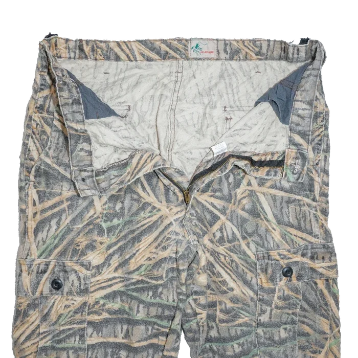 US Made Mossy Oak Grass Camo Field Trousers - Large - Army & Outdoors - Combat Trousers