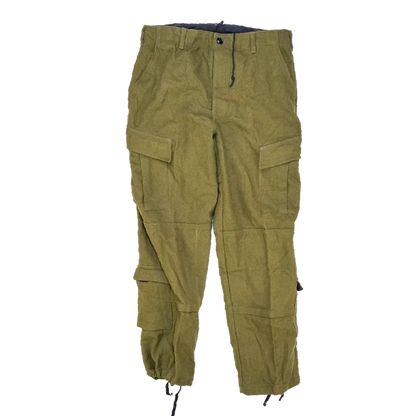 US Made Olive Wool ACU Cut Trousers - Medium - Army & Outdoors - Combat Trousers