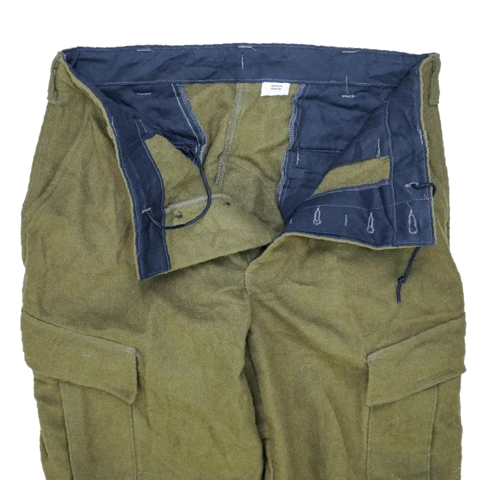 US Made Olive Wool ACU Cut Trousers - Medium - Army & Outdoors - Combat Trousers