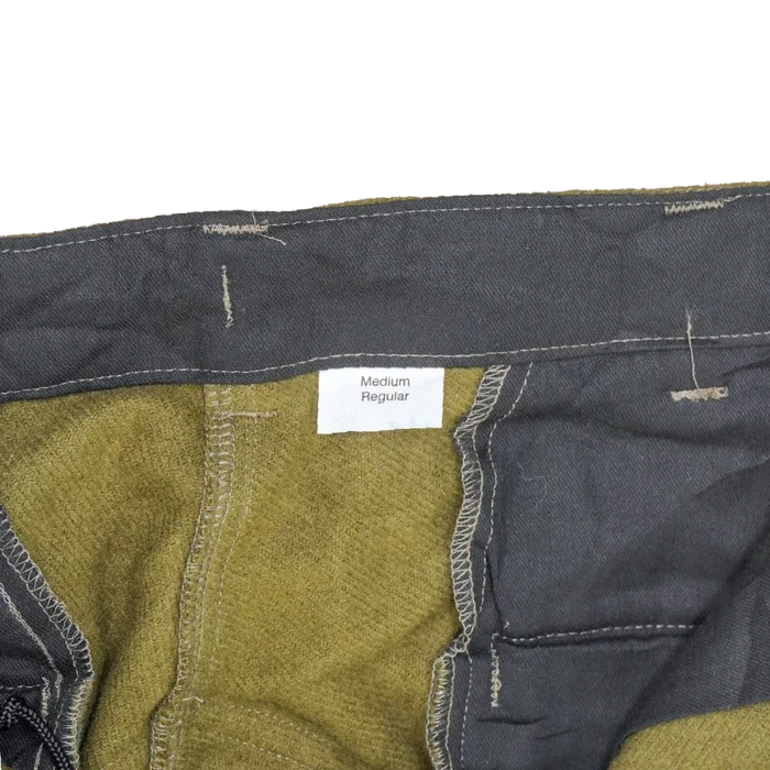 US Made Olive Wool ACU Cut Trousers - Medium - Army & Outdoors - Combat Trousers