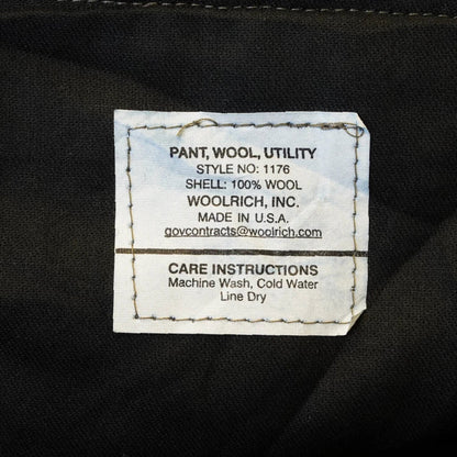 US Made Olive Wool ACU Cut Trousers - Medium - Army & Outdoors - Combat Trousers