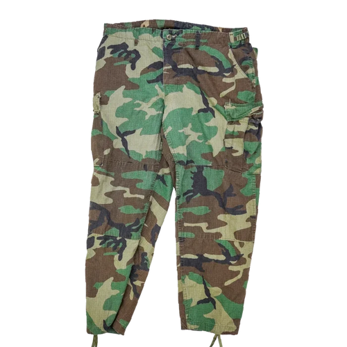 US Made Rotho Woodland Ripstop BDU Trousers - XLarge - Army & Outdoors - Combat Trousers