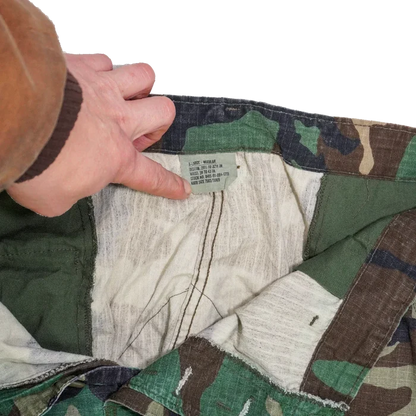 US Made Rotho Woodland Ripstop BDU Trousers - XLarge - Army & Outdoors - Combat Trousers