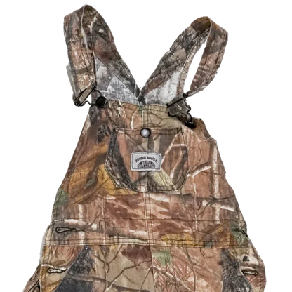 US Made Round House Realtree Camo Kids Bib Overalls - 12, Large - Army & Outdoors - Overalls