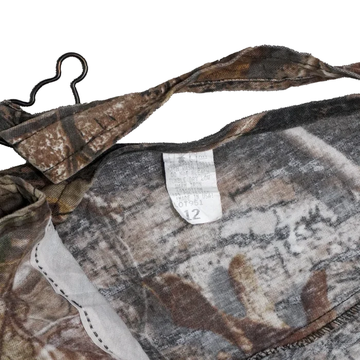 US Made Round House Realtree Camo Kids Bib Overalls - 12, Large - Army & Outdoors - Overalls