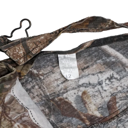 US Made Round House Realtree Camo Kids Bib Overalls - 12, Large - Army & Outdoors - Overalls