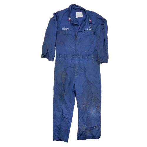 US Navy Distressed Blue Utility Coveralls - 48R, XLarge - US Navy Surplus - Overalls