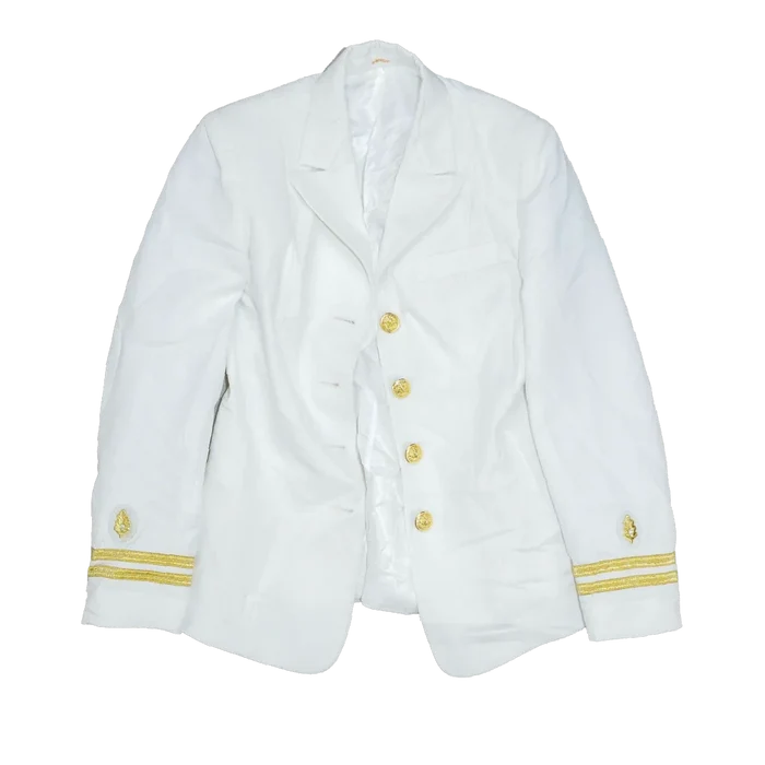 US Navy Medical Corps Female Lieutenant White Dress Jacket - 6WR, Small - US Navy Surplus - Dress Shirts
