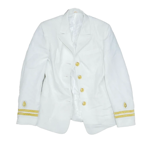 US Navy Medical Corps Female Lieutenant White Dress Jacket - 6WR, Small - US Navy Surplus - Dress Shirts