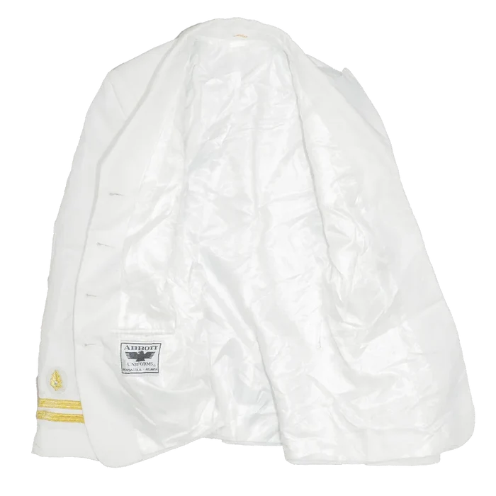 US Navy Medical Corps Female Lieutenant White Dress Jacket - 6WR, Small - US Navy Surplus - Dress Shirts
