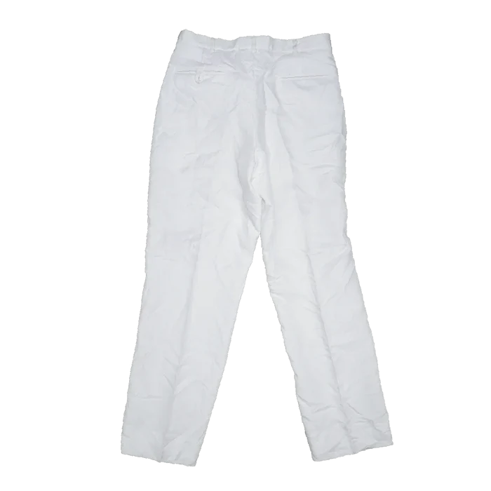 US Navy White Service Dress Trousers - 36R, Large - US Navy Surplus - Dress Trousers