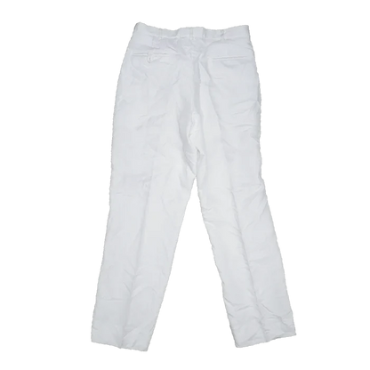 US Navy White Service Dress Trousers - 36R, Large - US Navy Surplus - Dress Trousers