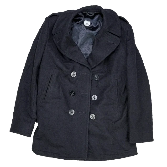 US Navy Women's Wool Pea Coat - 12L, Medium - US Navy Surplus - Great Coats