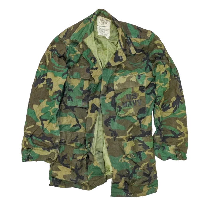 US Navy Woodland RDF Shirt - Small Regular - US Navy Surplus - Field Shirts