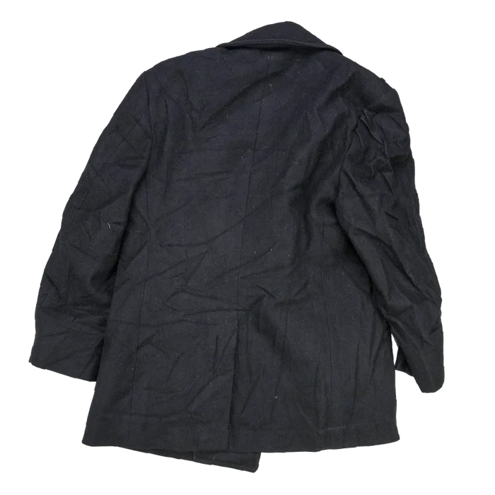US Navy Wool Lined Pea Coat - 42R, Medium - US Navy Surplus - Great Coats