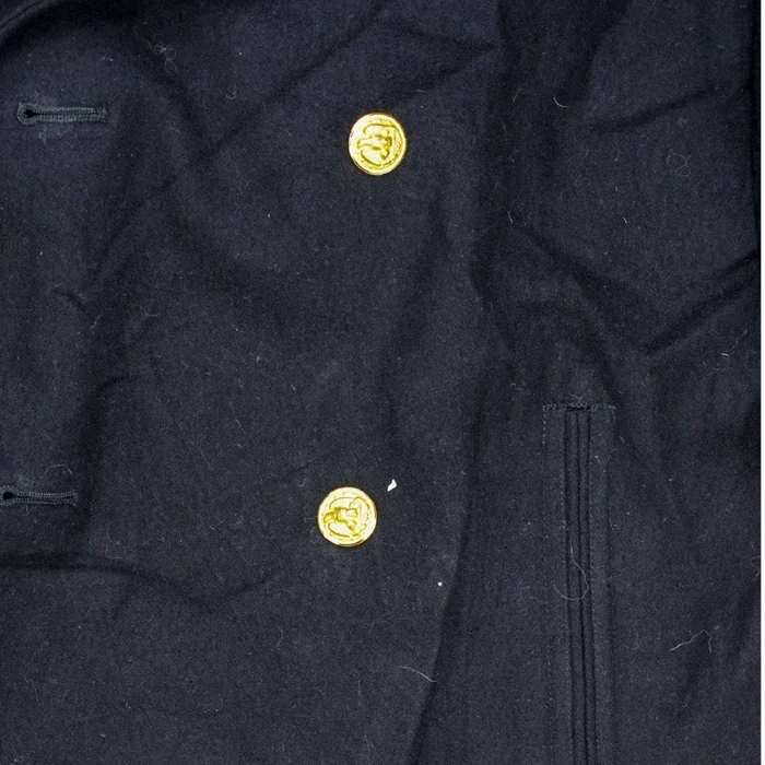 US Navy Wool Lined Pea Coat - 42R, Medium - US Navy Surplus - Great Coats