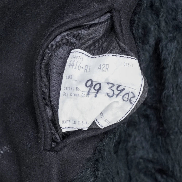 US Navy Wool Lined Pea Coat - 42R, Medium - US Navy Surplus - Great Coats