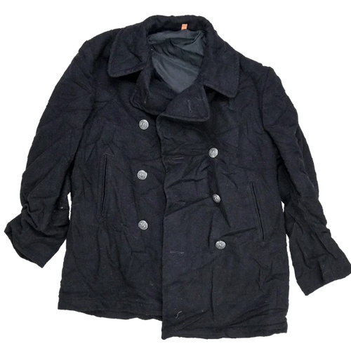 US Navy Wool Pea Coat - 40S, Medium - US Navy Surplus - Great Coats