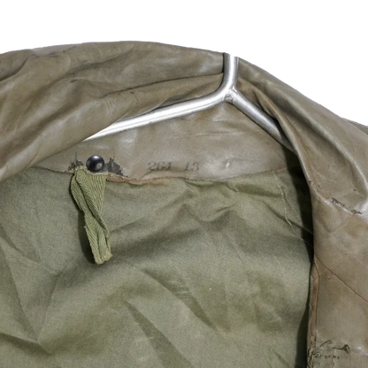 US WWII Dismounted Olive Rain Coat - Small - US Army Surplus - Rain Jackets