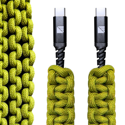 USB-C Paracord Charging Cable, 3ft