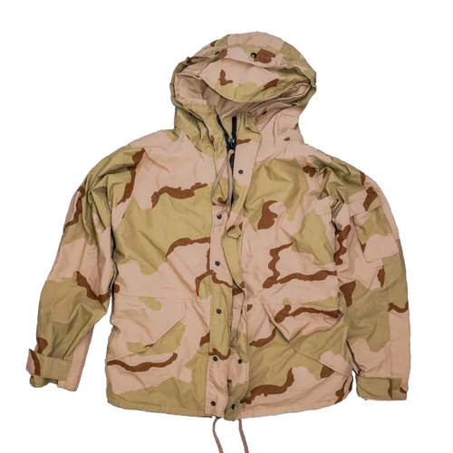 USGI 3 Colour Desert Wet Weather Jacket - Large Regular - US Army Surplus - Rain Jackets