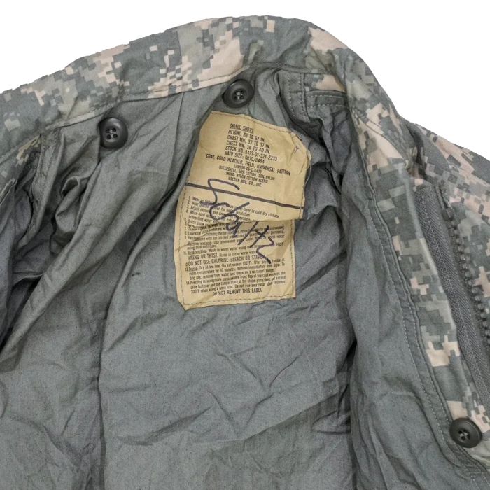 USGI ACU M65 Jacket - Small Short - US Army Surplus - Field Jackets