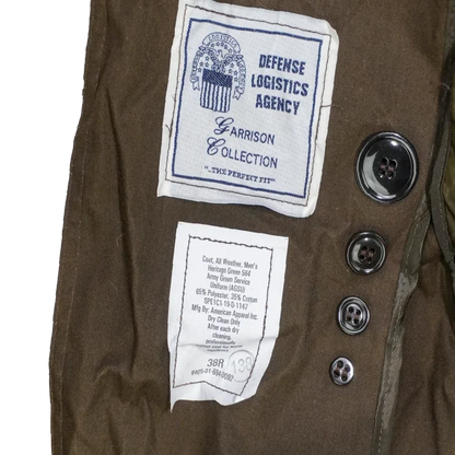 USGI AGSU All Weather Coat - 38R, Medium - US Army Surplus - Great Coats