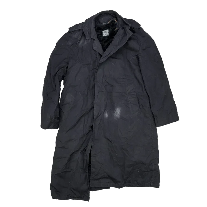 USGI Black All Weather Coat - 42L, Large - US Army Surplus - Great Coats