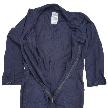 USGI Blue Utility Coveralls - 46R, XLarge - US Army Surplus - Overalls