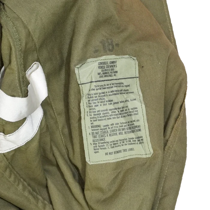 USGI CVC Olive Drab Coveralls - Large Regular - US Army Surplus - Overalls