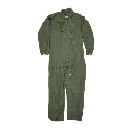 USGI CWU-27/P Olive Flyers Overalls - 38R, Small - US Army Surplus - Overalls