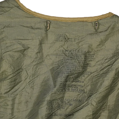 USGI M-1951 Field Jacket Liner - Small, Item 4 - US Army Surplus - Jacket Liner
