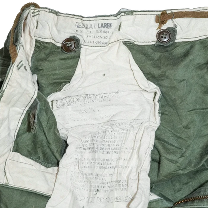 USGI M-1951 Field Shell Trousers - Large Regular - US Army Surplus - Combat Trousers