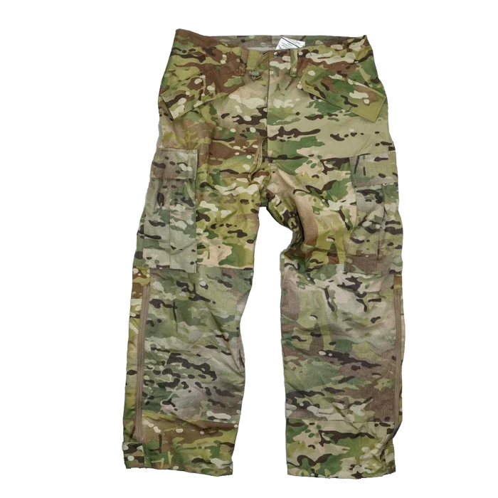 USGI Multicam APECS Wet Weather Trousers - Small Short - US Army Surplus - Rain Trousers