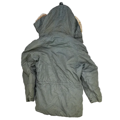 USGI N-3B Cold Weather Parka with Fur Trim Hood - Small - US Army Surplus - Parkas