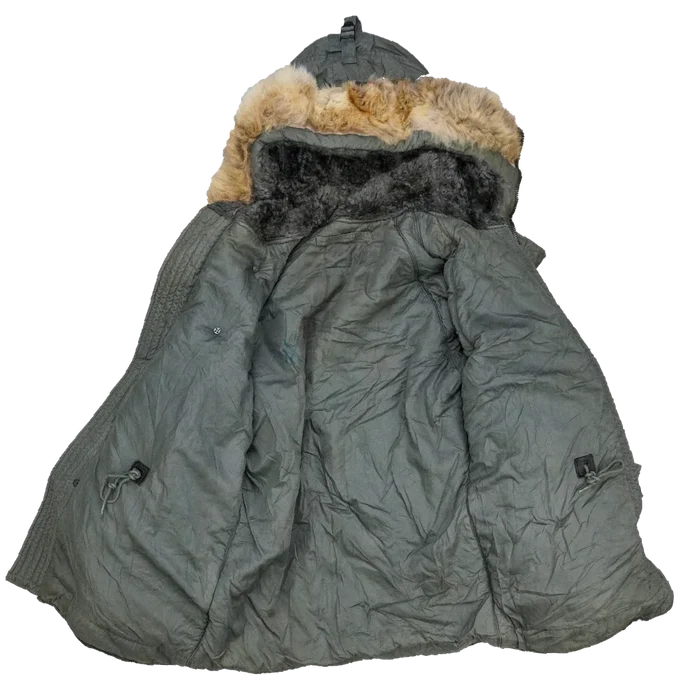 USGI N-3B Cold Weather Parka with Fur Trim Hood - Small - US Army Surplus - Parkas