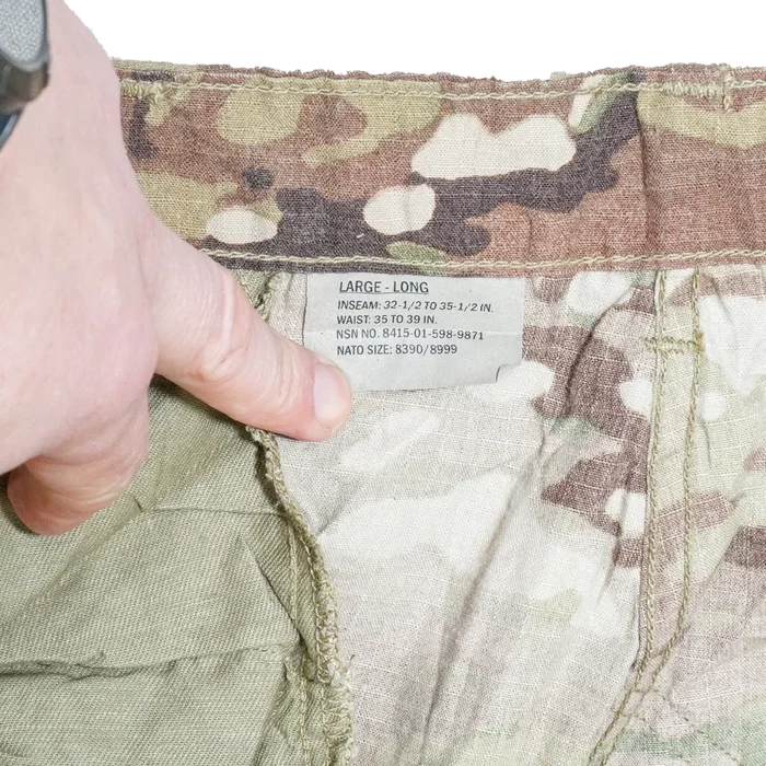 USGI OCP Combat Trousers - Large Long - US Army Surplus - Combat Trousers