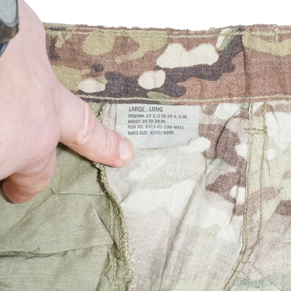 USGI OCP Combat Trousers - Large Long - US Army Surplus - Combat Trousers