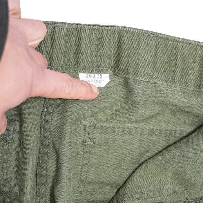 USGI OG-507 Utility Trousers - 34x29, Medium - US Army Surplus - Combat Trousers