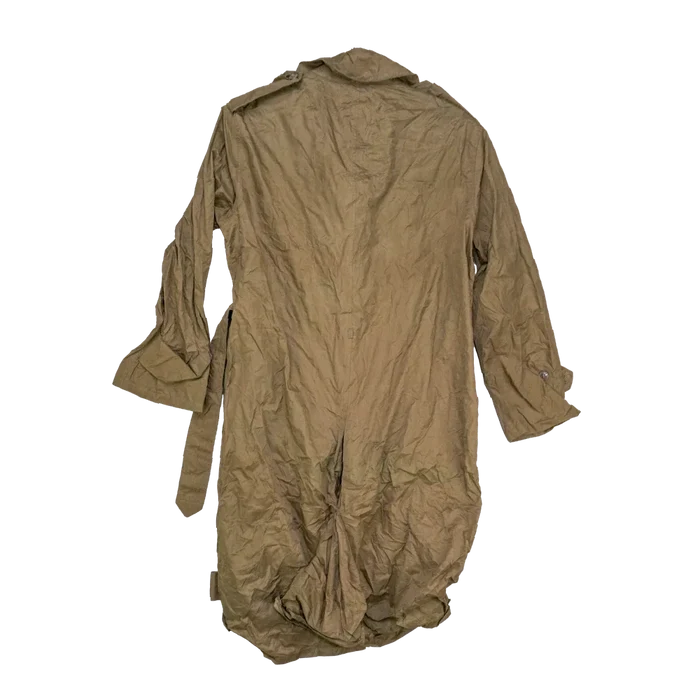 USGI Taupe Shade No. 179 Nylon Raincoat - 36R, Small - US Army Surplus - Rain Jackets