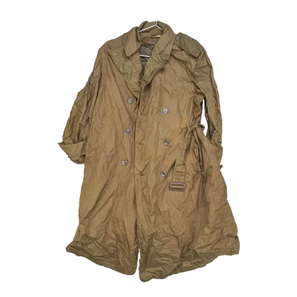 USGI Taupe Shade No. 179 Nylon Raincoat - 38R, Medium - US Army Surplus - Rain Jackets