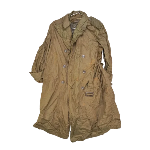 USGI Taupe Shade No. 179 Nylon Raincoat - 38R, Medium - US Army Surplus - Rain Jackets