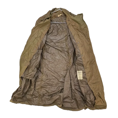 USGI Taupe Shade No. 179 Nylon Raincoat - 38R, Medium - US Army Surplus - Rain Jackets
