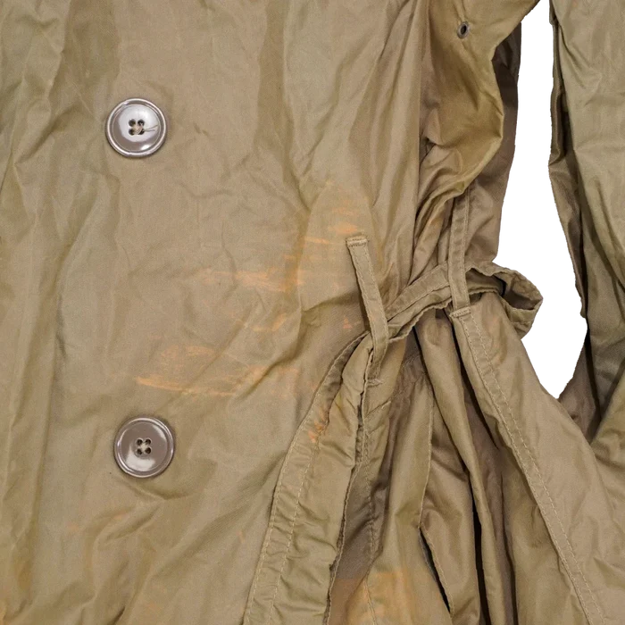 USGI Taupe Shade No. 179 Nylon Raincoat - 38R, Medium - US Army Surplus - Rain Jackets