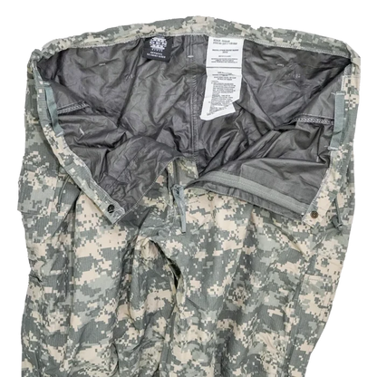 USGI UCP Extreme Cold Weather Waterproof Trousers - Medium Regular - US Army Surplus - Rain Trousers