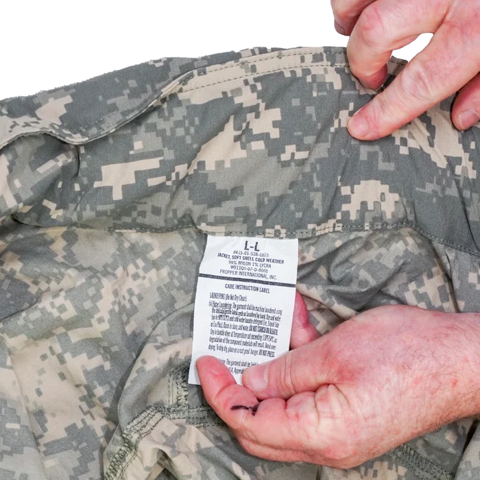 USGI UCP Softshell Jacket - Large Long - US Army Surplus - Softshell Jacket