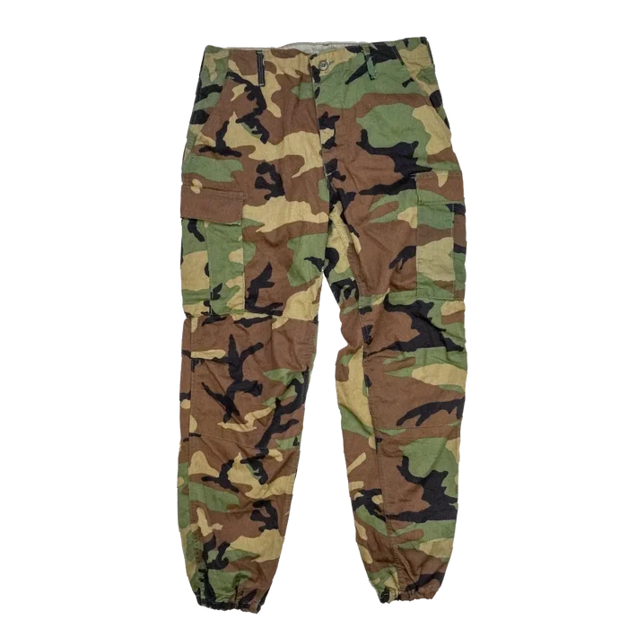USGI Woodland BDU Trousers - Medium Long - US Army Surplus - Combat Trousers