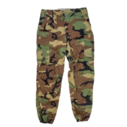 USGI Woodland BDU Trousers - Medium Long - US Army Surplus - Combat Trousers